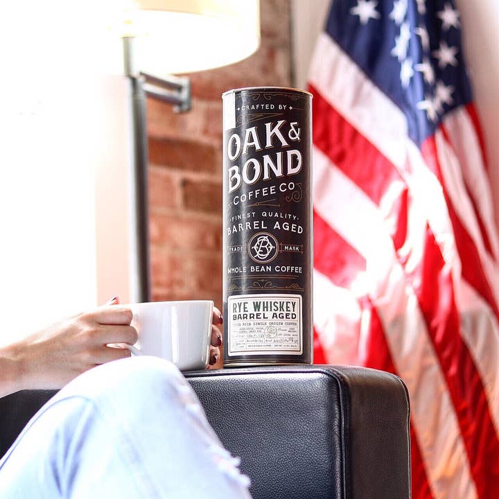 Oak and Bond Coffee Co. - Wholesale Coffee Beans - Rye Whiskey Barrel Aged Coffee2