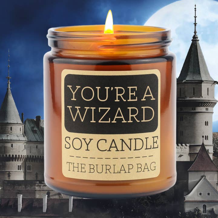 You're A Wizard - Soy Candle 9oz for wholesale by The Burlap Bag