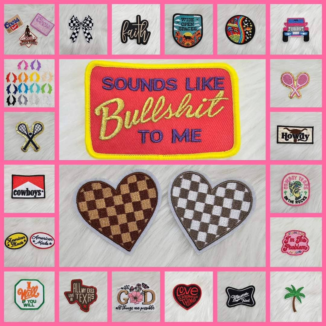 Scratch Decor - Wholesale Patch - Mystery Bundles of Small Hat Patches1