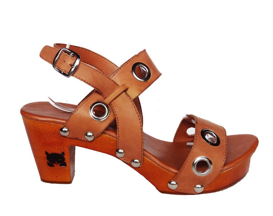 OMES – Großhandel Clogs – Damen – Ulrich: Echtleder Holzabsatz Recycelbare Clogs3