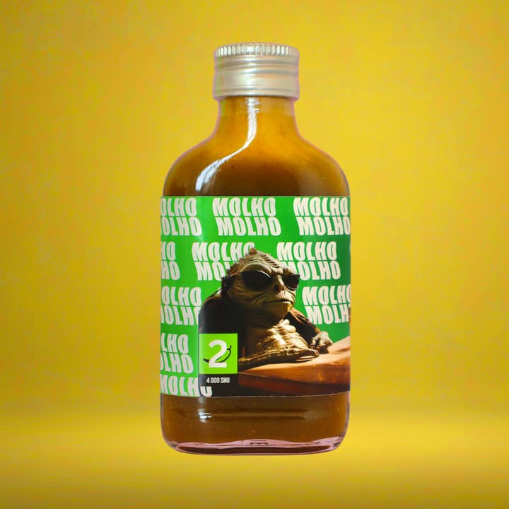 Molho Molho - Wholesale Hot Sauce - Spicy Sauce 🌶️*2 - Green Bastard - 100mL - France0