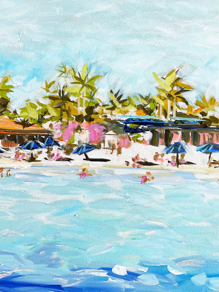 Key West Druck auf Papier, „Key West View“ für den Großhandel von Maren Devine Art