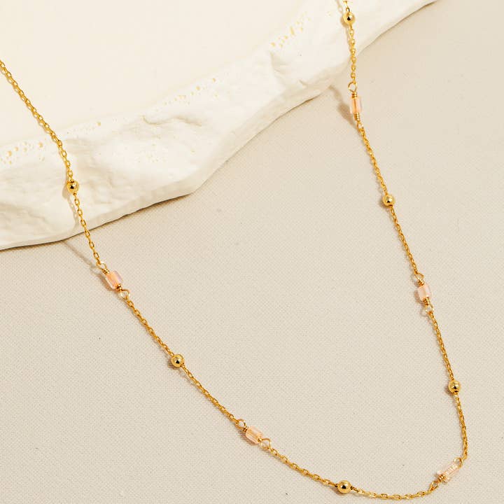 Mixed Station perlekædehalskæde for engroshandel hos Anarchy Street