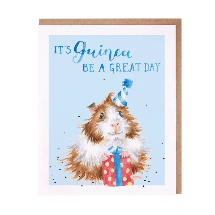 Guinea be a Great Day (Guinea Pig) for wholesale by Wrendale Designs