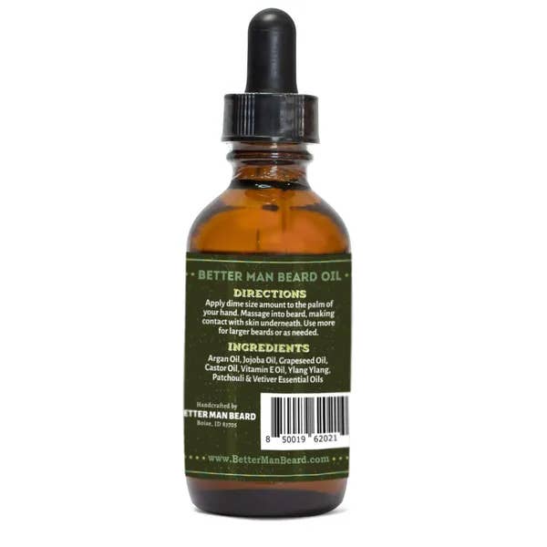 Better Man Beard - Wholesale Beard Styling Product - Natty Musk Beard Oil (2 oz)1