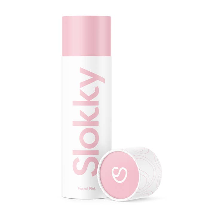 Slokky - Venta al por mayor Botellas de agua - Botella termo rosa pastel y tapa - 500 ml