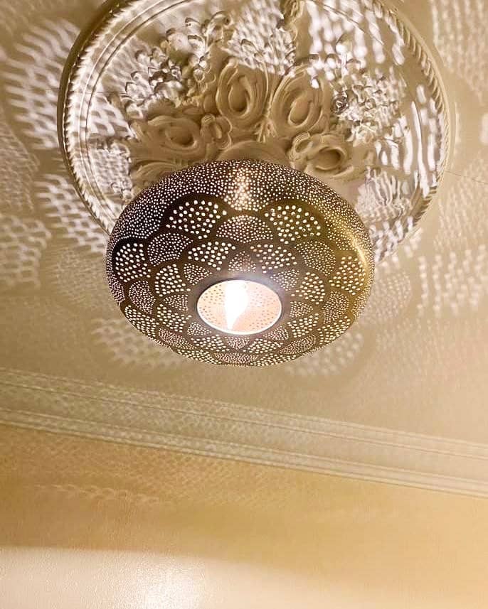 bazarifinagh - Wholesale Chandelier/Hanging Light - Moroccan Braass lantern, Handmad Moroccan lamp1