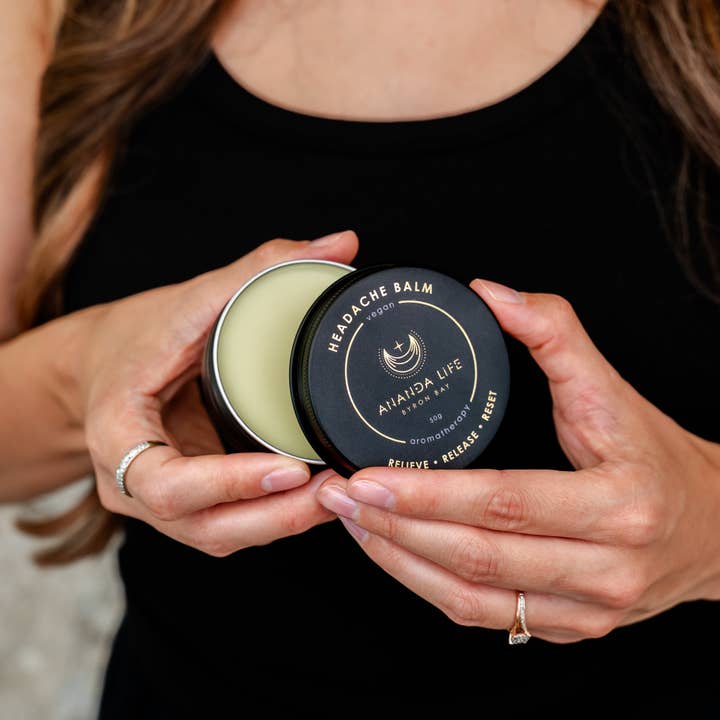 Ananda Life - Wholesale Healing salve/balm/cream - Ananda Life Vegan Aromatherapy balm- Headache1