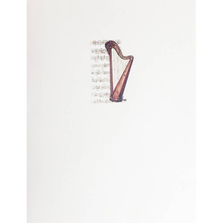 Harp Card for wholesale by lumia designs