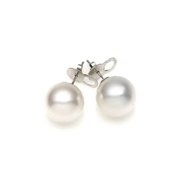 Sydhavspærleøreringe | 14kt hvidguld | 12–13mm AAA for engroshandel hos Vayo Pearls
