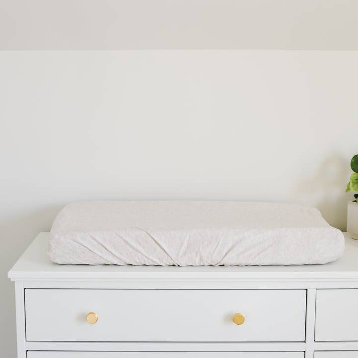 Copper Pearl - Wholesale Changing Mat/Pad Cover - Baby - Premium Knit Diaper Changing Pad Cover - Oat3