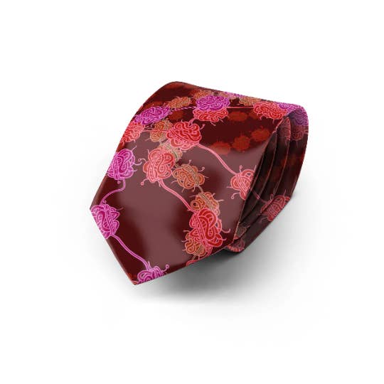 Histones DNA Necktie (Red) for wholesale by Vivid Biology