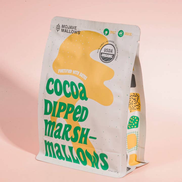 Mojave Mallows - Wholesale Marshmallow - Cocoa Dipped Marshmallows - Organic / Non-GMO / Gluten-Free0