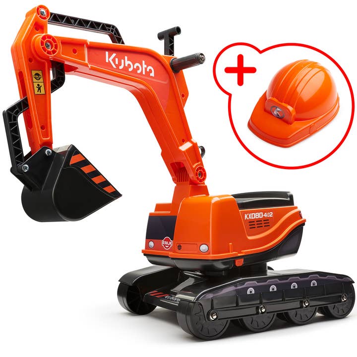 Excavatrice Kubota Crawler KX080-4 avec siège ouvrant, casque, +3Y pour la vente par American Hobbies & Merchandising