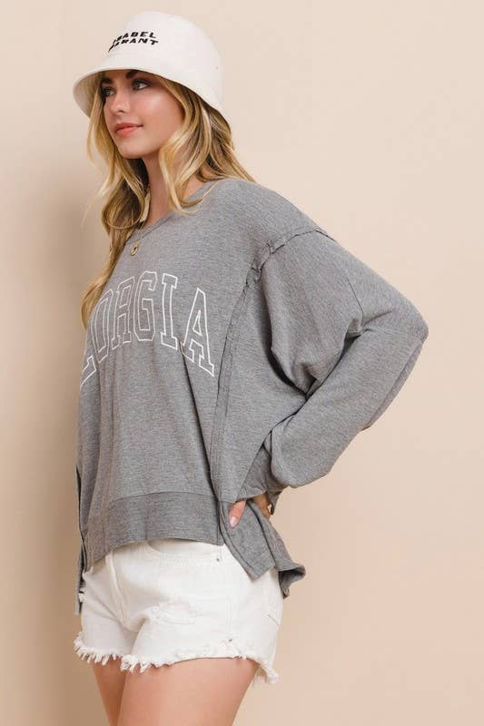 Oddi - Venta al por mayor Sudadera estampada - Mujer - Sudadera Plus Baby French Terry Solid State3