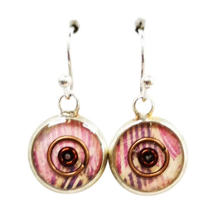 Short Drop Earrings, Sterling Silver - Aniseed for wholesale by Nimanoma