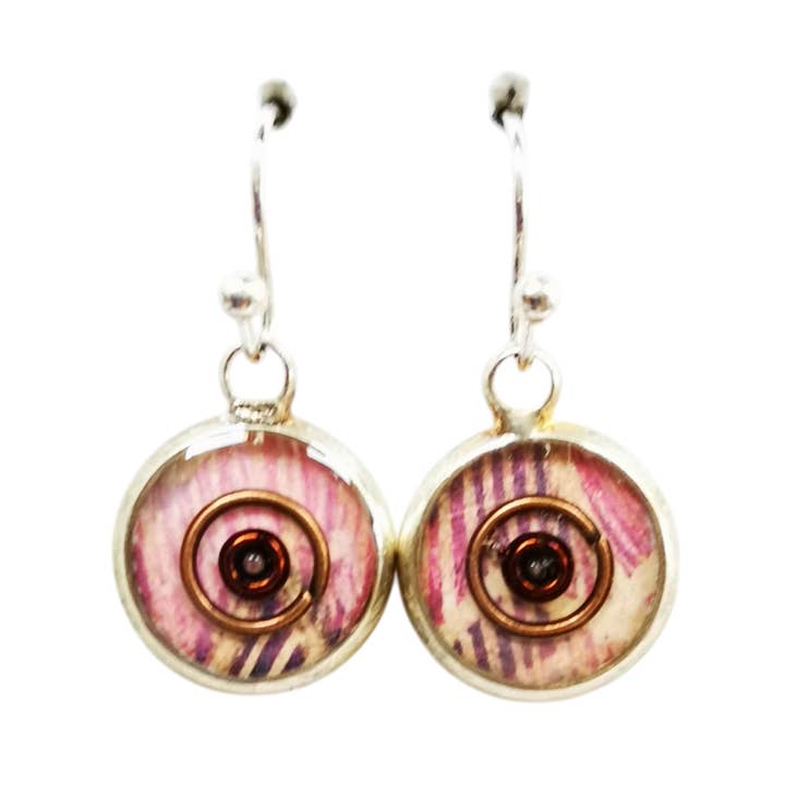 Short Drop Earrings, Sterling Silver - Aniseed for wholesale by Nimanoma