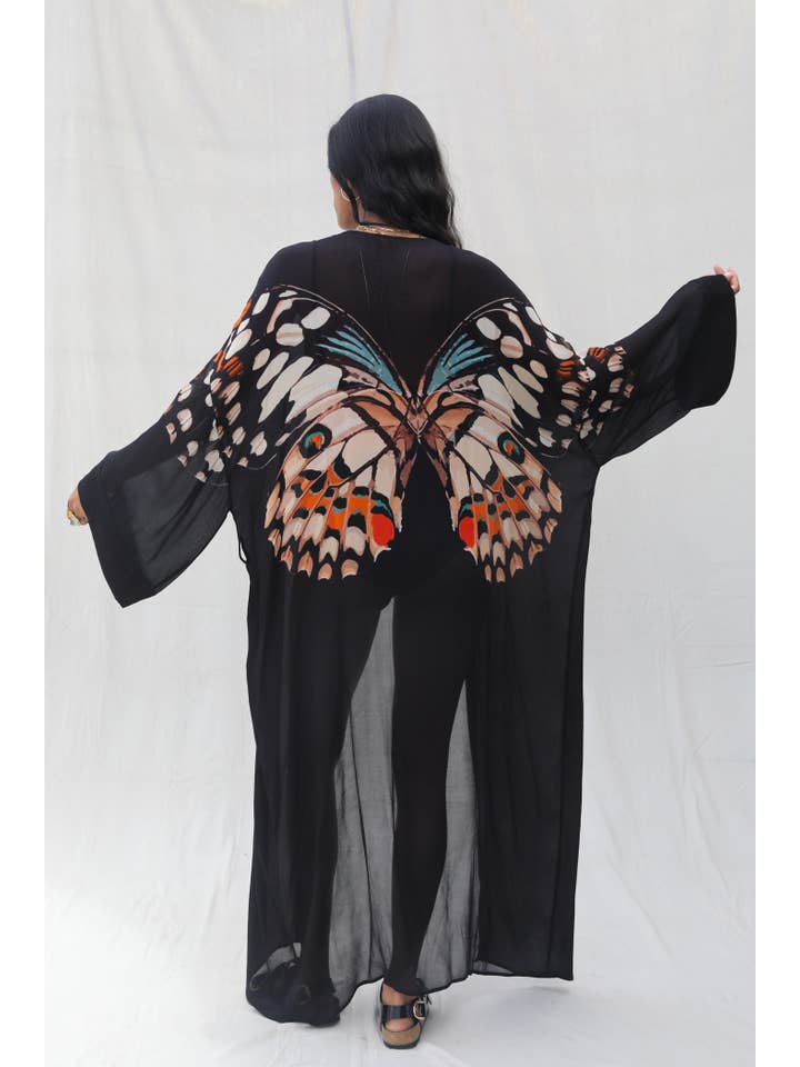 Metamorphosis Vanilla Silk Road Kimono for wholesale on Faire11