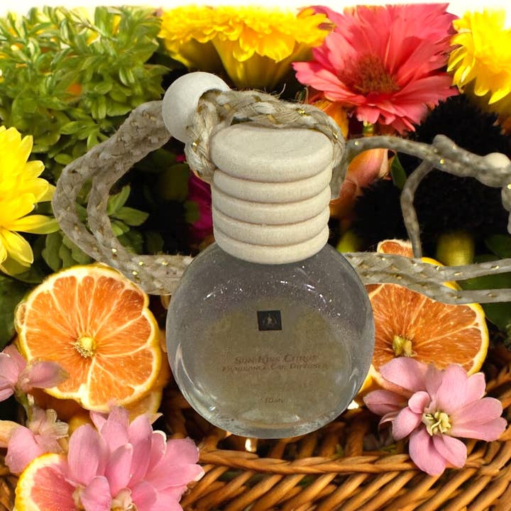 DIFFUSORE PER AUTO FRAGRANZA AGRUMI SUN KISS per la vendita all'ingrosso da parte di Wax the Ash Candle LLC