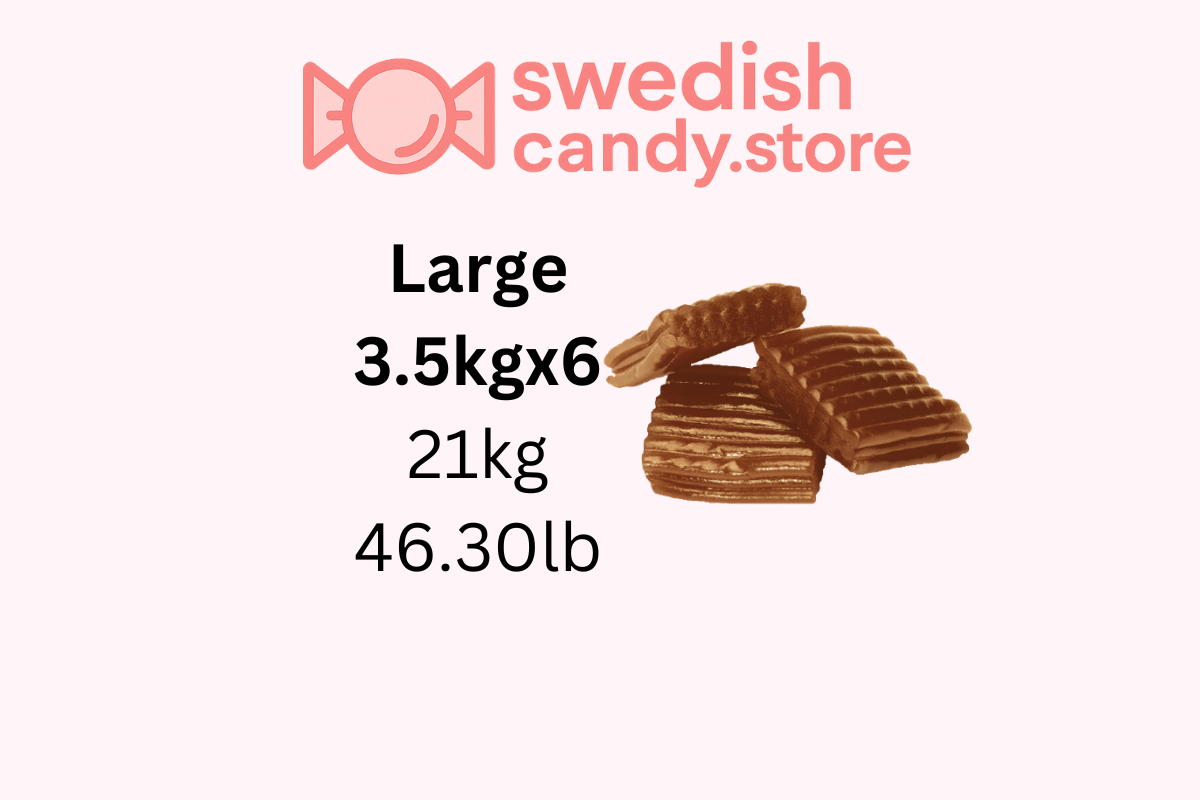 Swedish Candy.Store - Swedish Candy - Wholesale Gummy - Swedish Candy Caramel Strip 3.5kg/7.72lb2