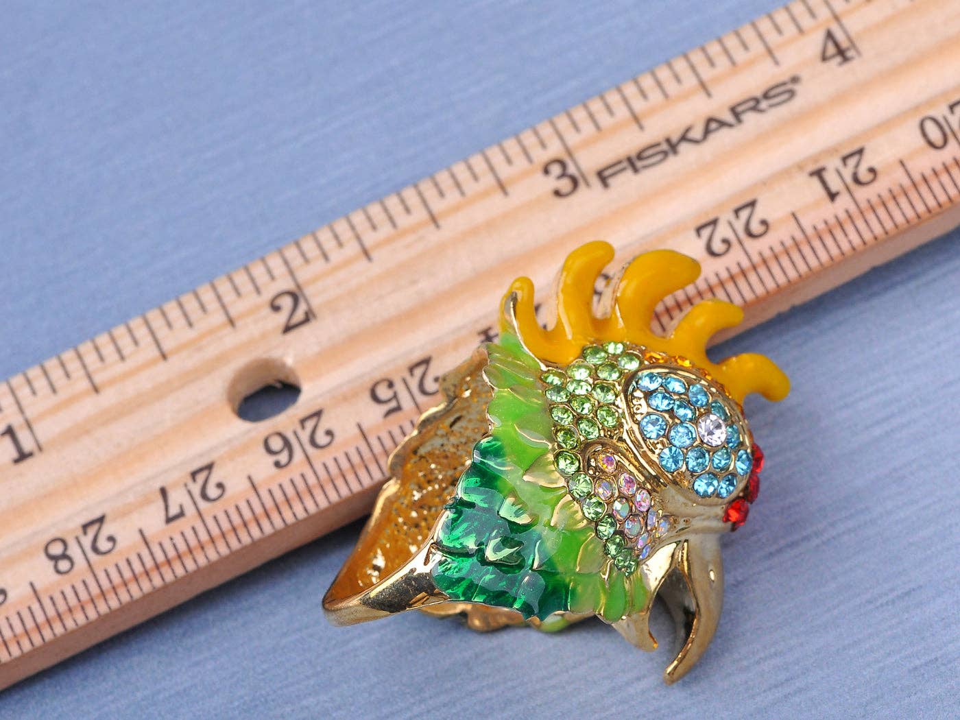 AK Brand – wholesale Cocktail/statement ring – Women Luxury Colorful Bird Crystal Rhinestone Ring4