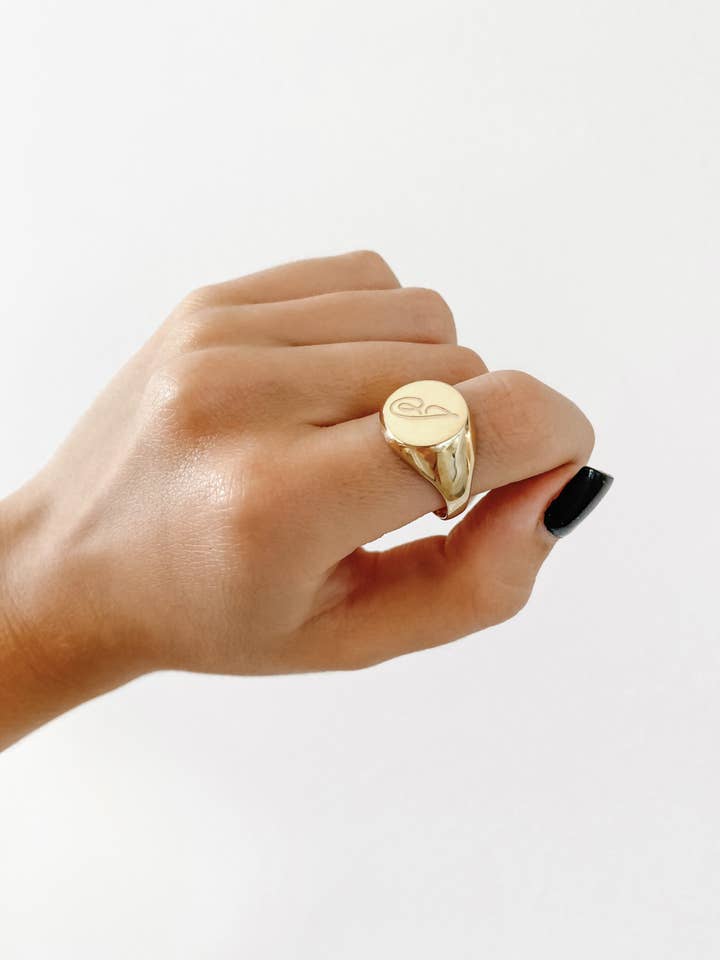 Sigillo ovale per la vendita all'ingrosso da parte di Persephone jewelry