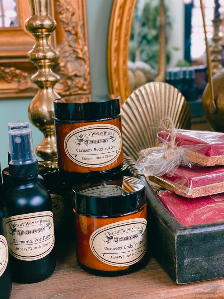 Carmesí Body Butter for wholesale by Witchy Woman World Apothecary