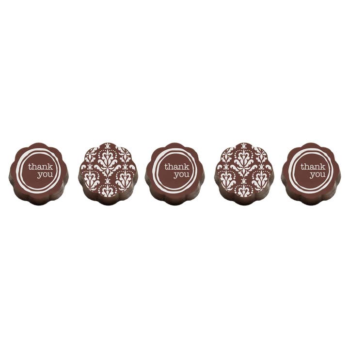 Chouquette - Wholesale Chocolate Box - Thank You! - Box of 5 Chocolate Covered Caramels1
