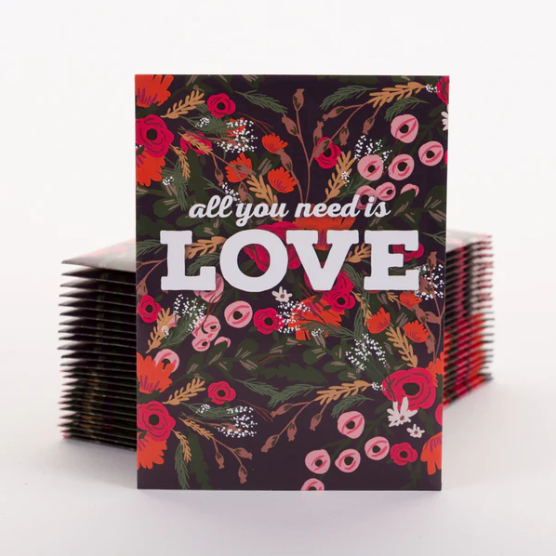 Bentley Seed Co. - Wholesale Love Card - All You Need Is Love Bouquet Wildflowers5
