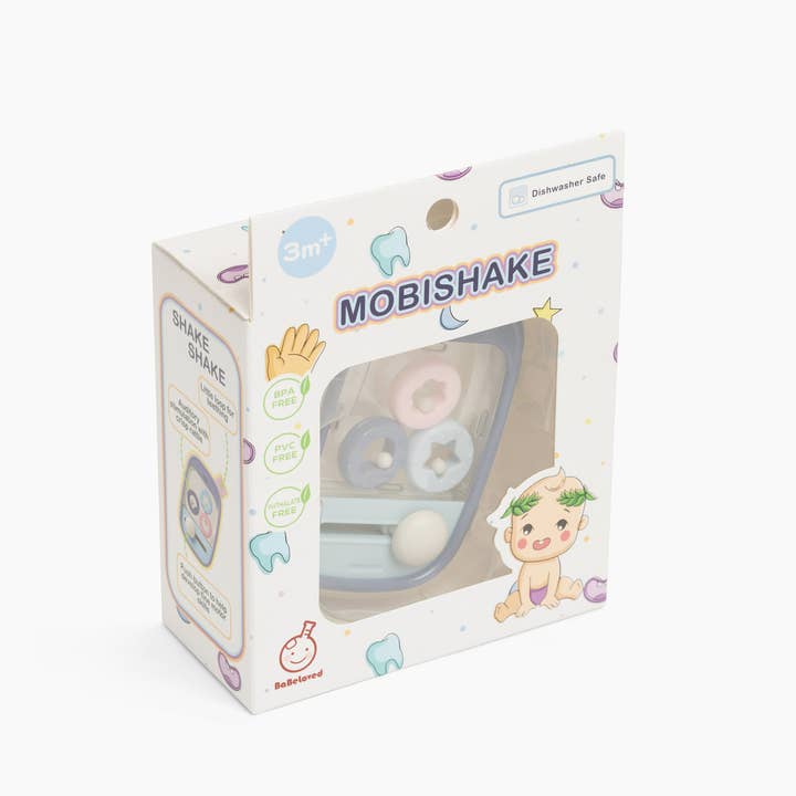ToyLab - Wholesale Handheld Rattle - Baby - MobiShake - Rattle Teething Toy Dishwasher Safe1