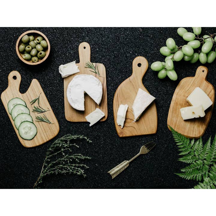 FERN - Wholesale Cheese Board - Wooden Cheese Board Set of 4