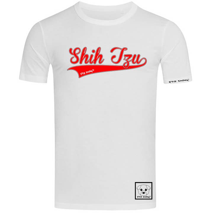 Shih Tzu Dog Breed Red Text for wholesale by MI DOG