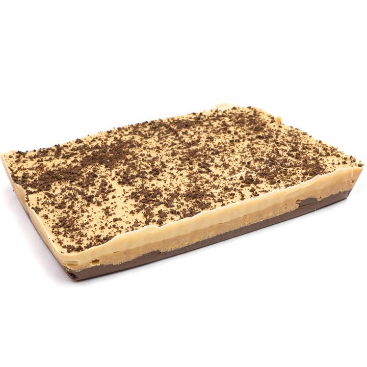 Peanuttiest Caramel Chocolate 6 lb. Fudge Slab for wholesale by Valley Fudge & Candy