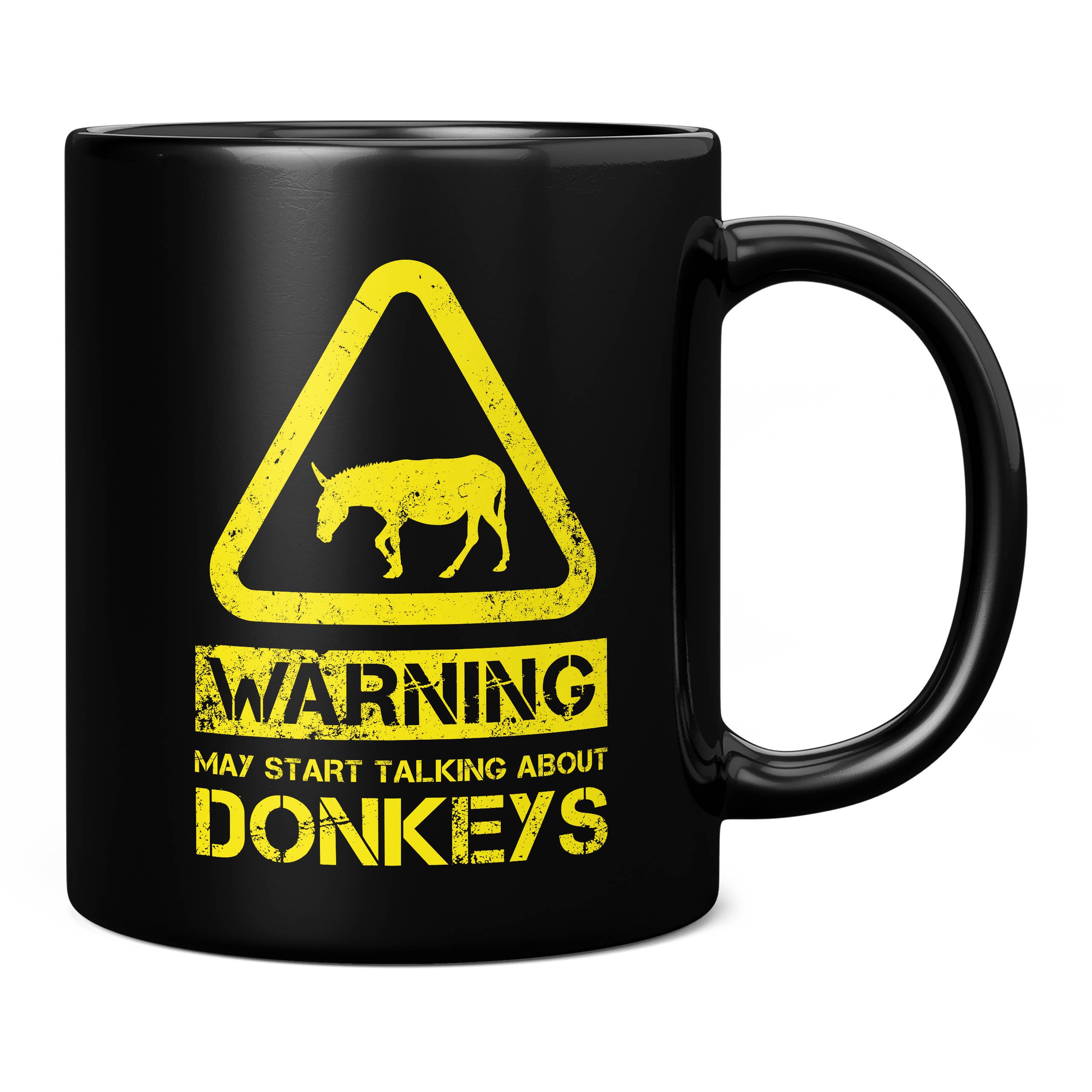 Mug Monster - Vendita all'ingrosso Tazza - Tazza Donkey - Warning May Start Talking About Donkeys4