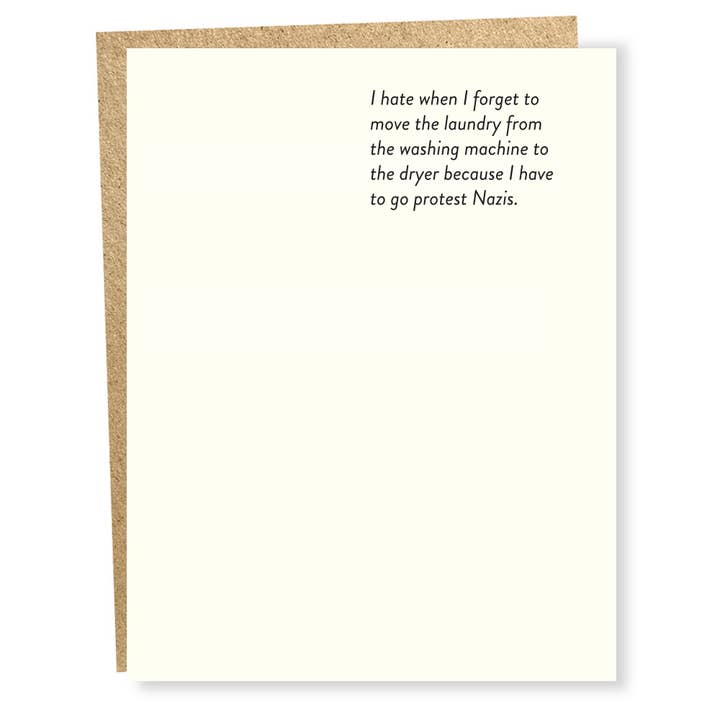 Sapling Press - Wholesale Everyday Greeting Card - #1104: Protest Card