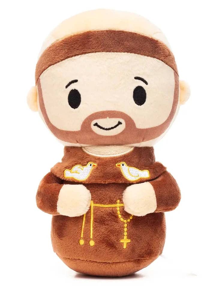 Plüschpuppe Heiliger Franziskus | Geschenk für Tierfreunde für den Großhandel von Little Drops of Water®