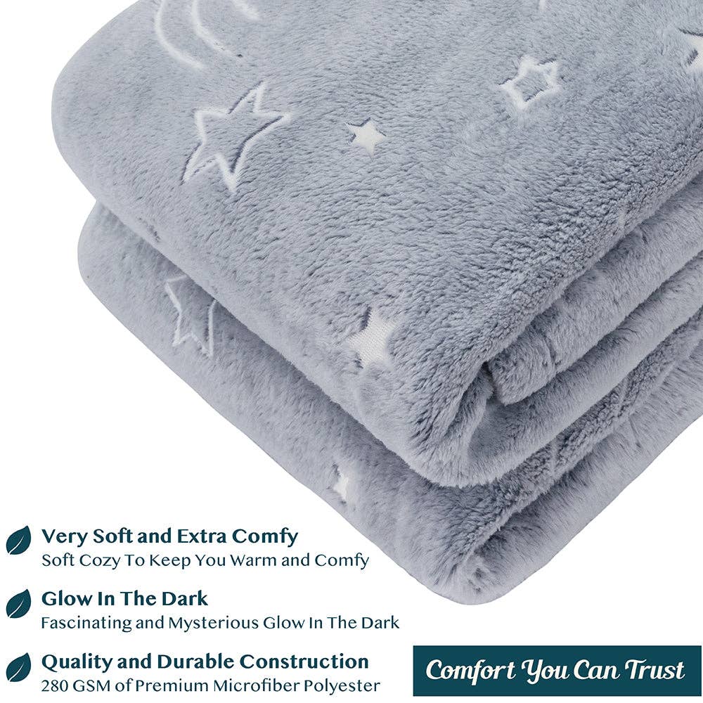 Pavilia – wholesale Throw blanket – Glow In The Dark Fleece Throw Blanket18