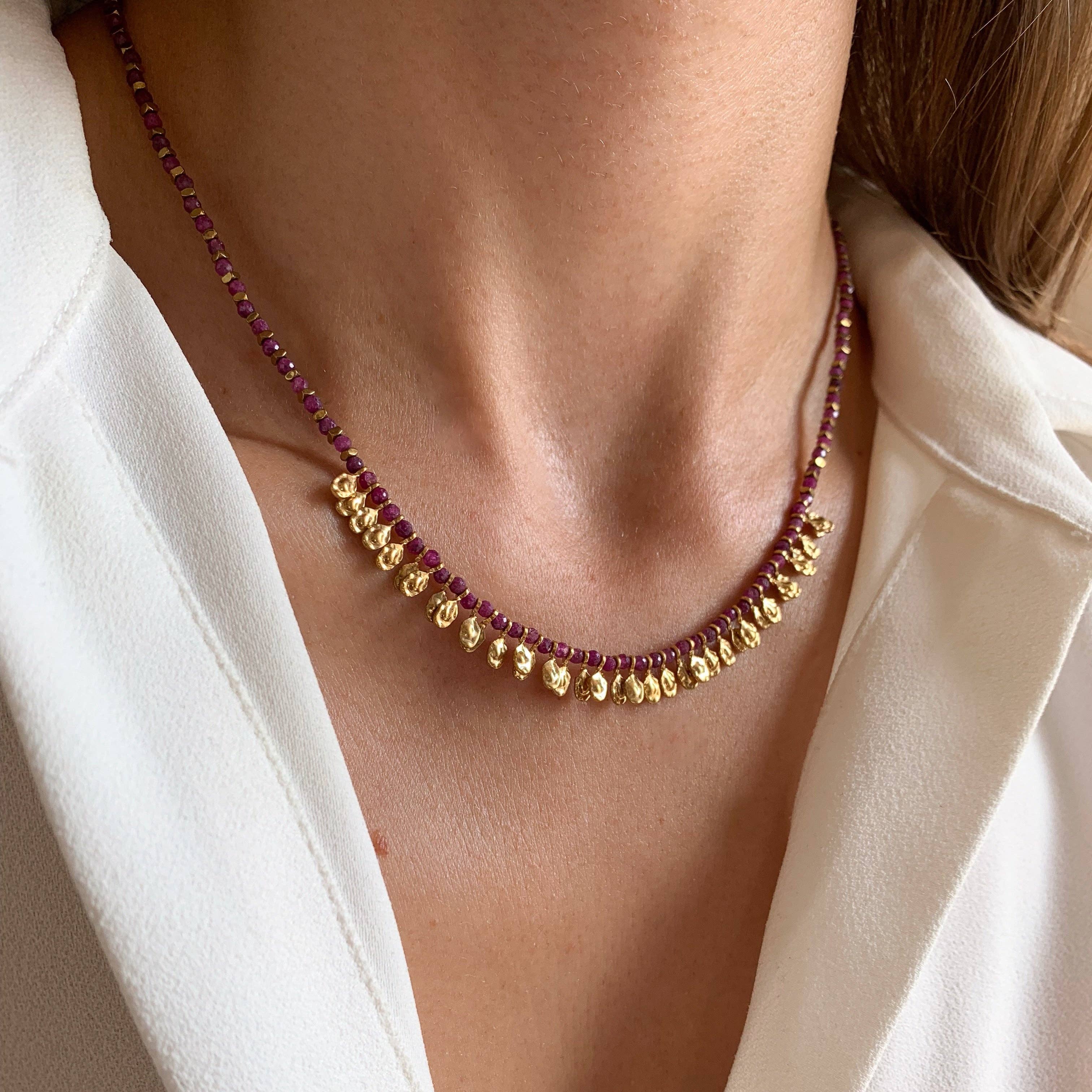 Meora Paris - Venta al por mayor Collares de cuentas/perlas - Collar Apatita3