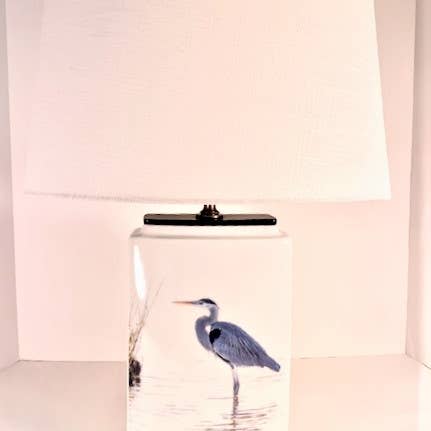 MacHatton & Hall, LLC - Wholesale Accent/Desk Lamp - Large Standing Heron Lamp - without shade3