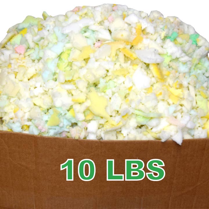 Bean Products - Wholesale Pet Bed - Cat/Dog - Shredded Foam Fill for Bean bags, pillows, pet beds, cushions - CertiPUR9