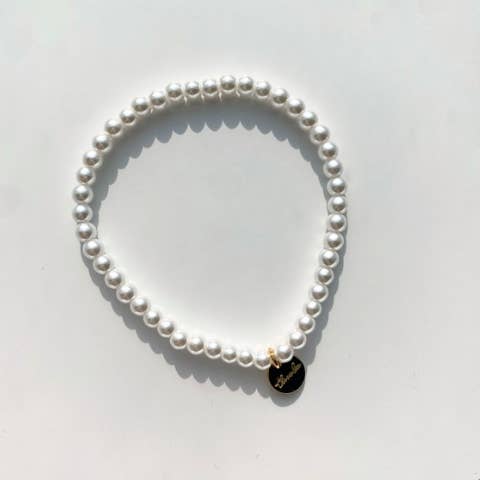 Single Strand Pearl Bracelet for wholesale by The Sis Kiss