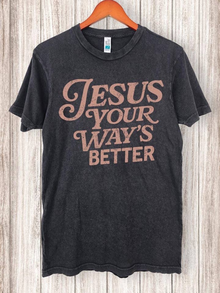 Christian Graphic Vintage Tee for wholesale by COLORBEAR
