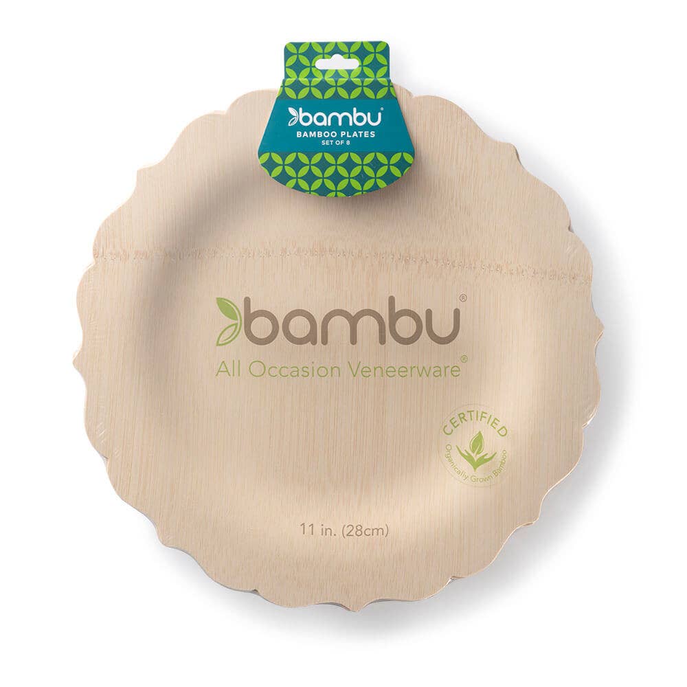 Bambu Organic Bamboo Pot Scrapers, Set of 4