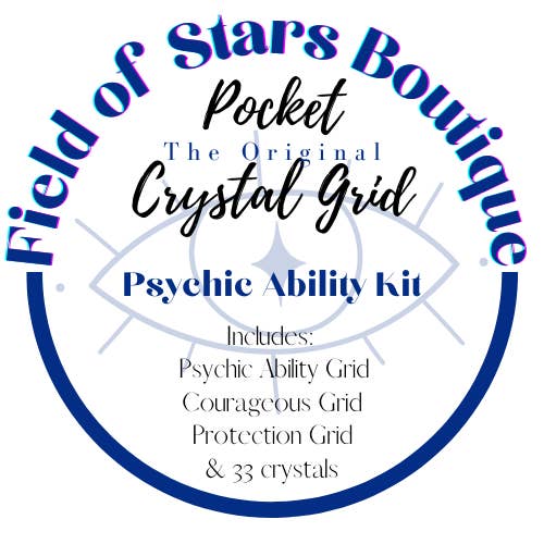 The Original Pocket Crystal Grid Kit - Psychic Ability for wholesale by The Original Pocket Crystal Grid Kits