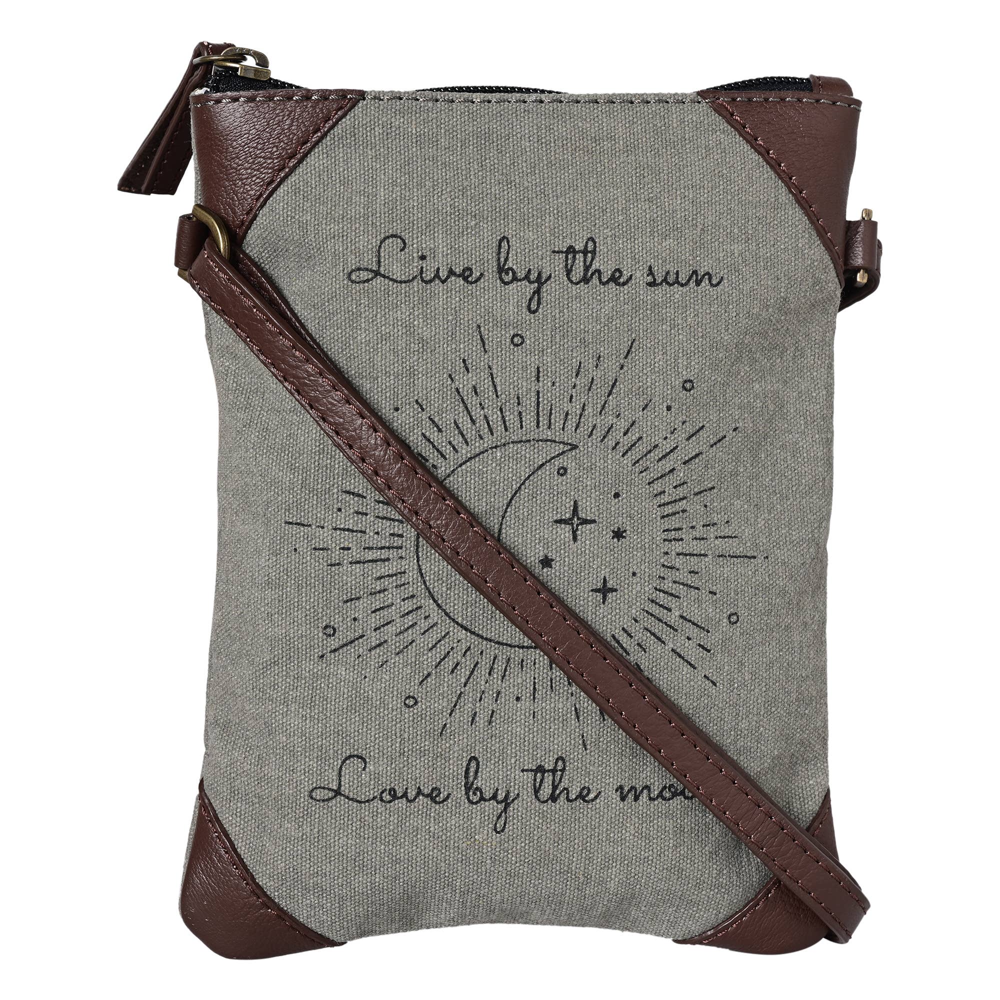Mona B. – bolsa tiracolo - Mulher por atacado – LIVE BY THE SUN CANVAS CROSSBODY M-1825 (couro original)3