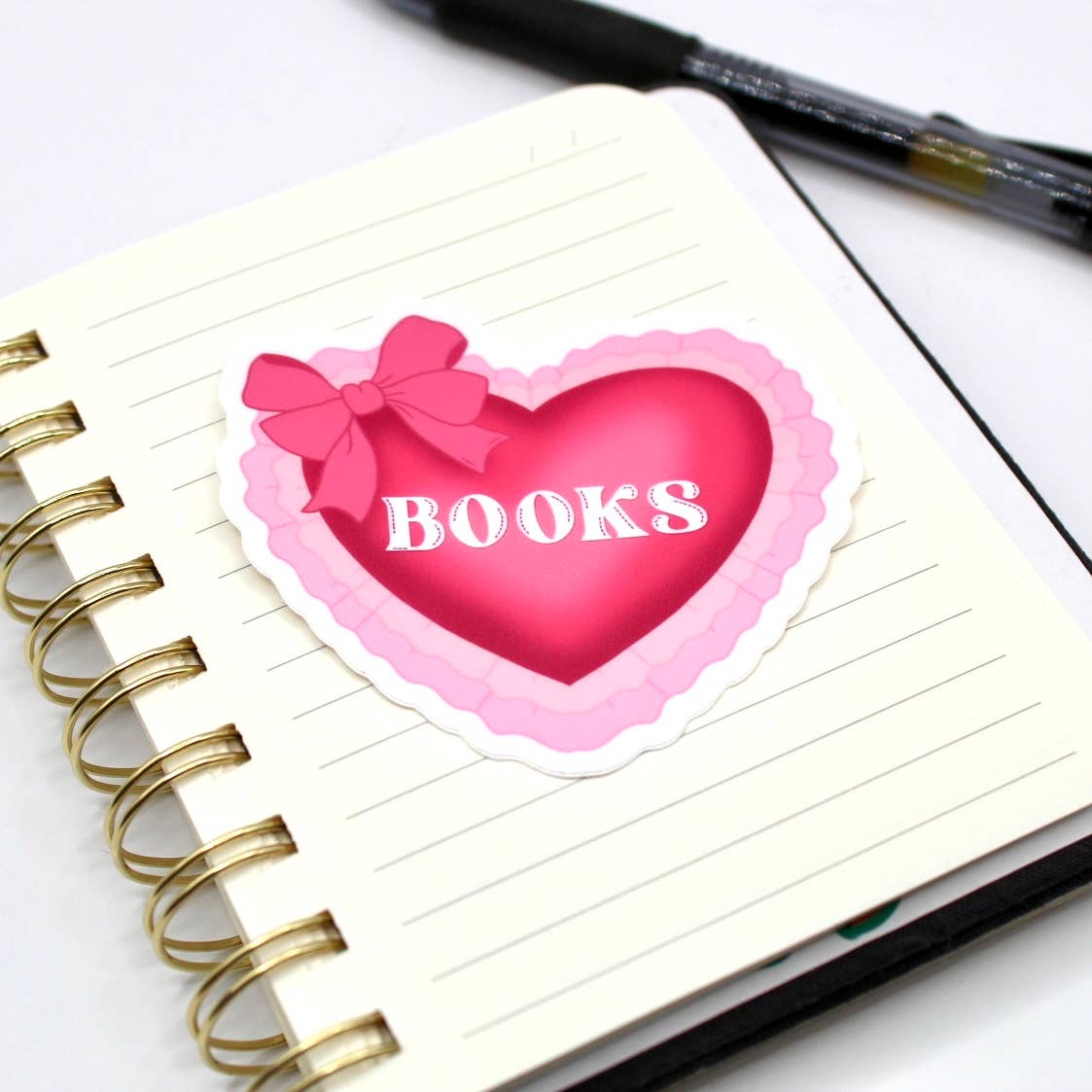 Crowded Cat Studio - Wholesale Sticker -  Book Lover Sticker1