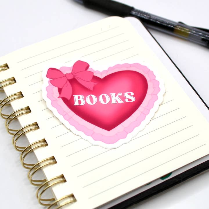 Crowded Cat Studio - Wholesale Sticker - Book Lover Sticker1