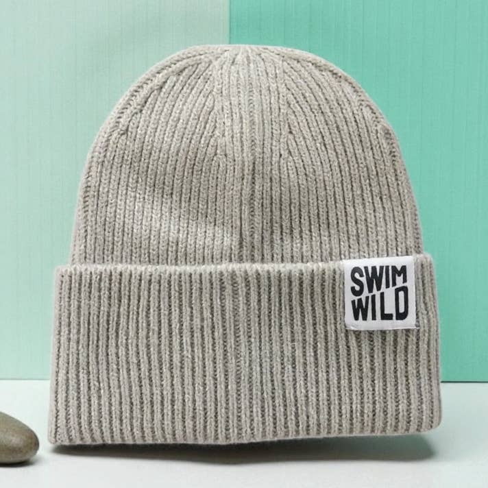 Chunky strikket hue - Havre for engroshandel hos the Cornish studio