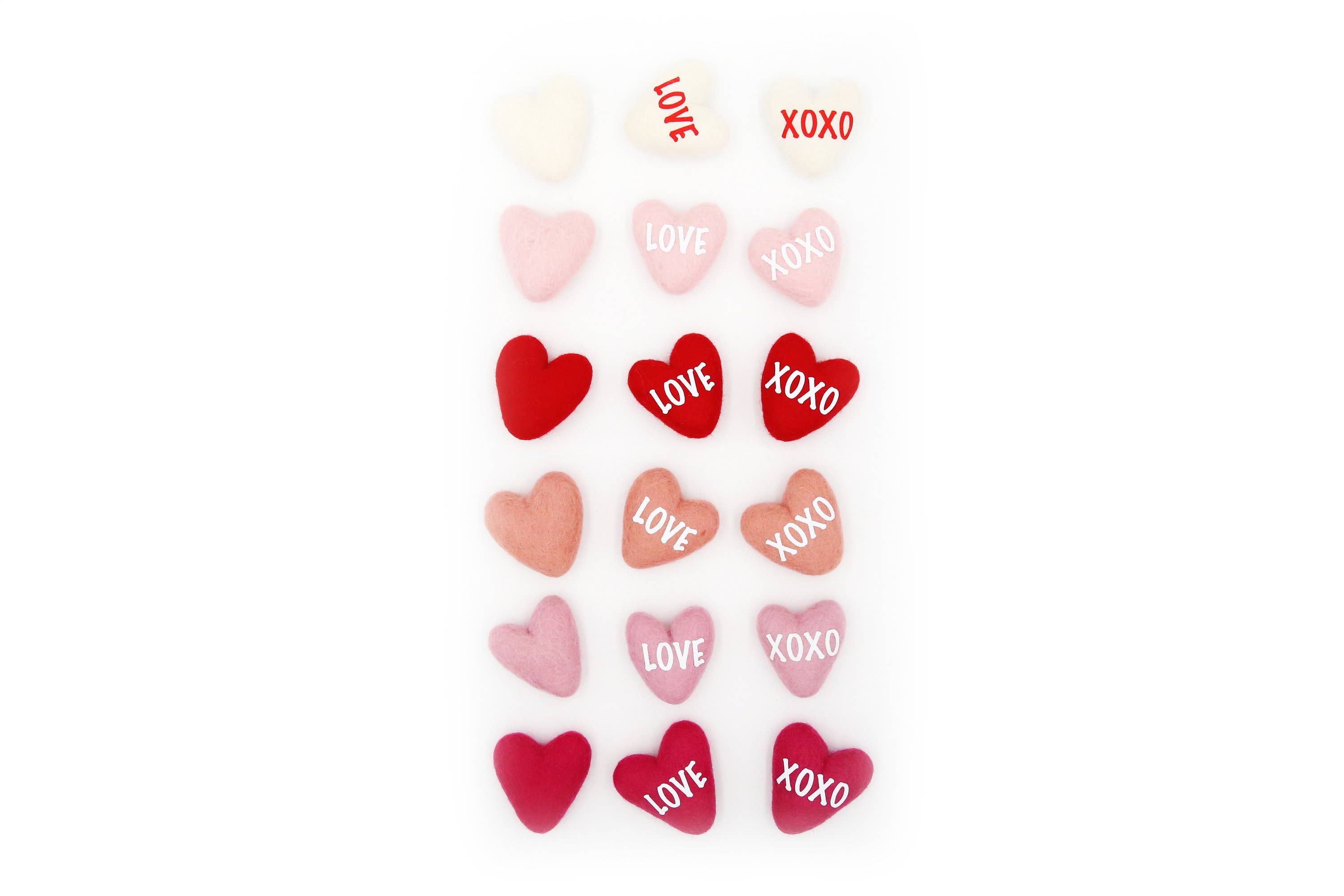 The Felt Pod – wholesale DIY craft kit – Felt Hearts 6 cm and 9 cm2