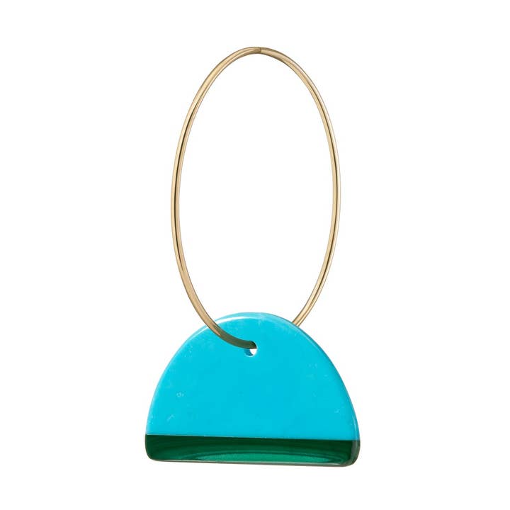 Symi Earrings - Lapis, Malachite, Turquoise for wholesale by Selin Kent